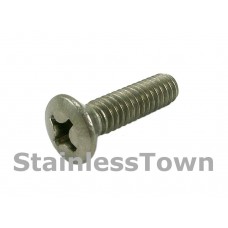 Oval Head Phillips 1/4-20 x 5 STAINLESS