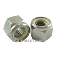 Nylock Nut Metric 6mm x 1.0 STAINLESS