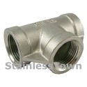Pipe Tee 2-1/2 Type 316 Stainless